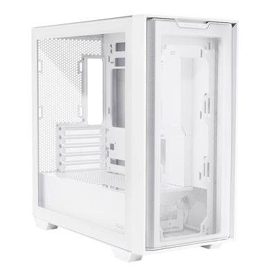Gabinete Gamer ASUS Prime A21, Mid Tower, M-ATX, Lateral em Vidro Temperado, Sem FANs, Branco - 90DC00H3-B00000 Gabinete Gamer ASUS Prime A21, Mid Tower, M-ATX, Lateral em Vidro Temperado, Sem FANs, Branco - 90DC00H3-B00000