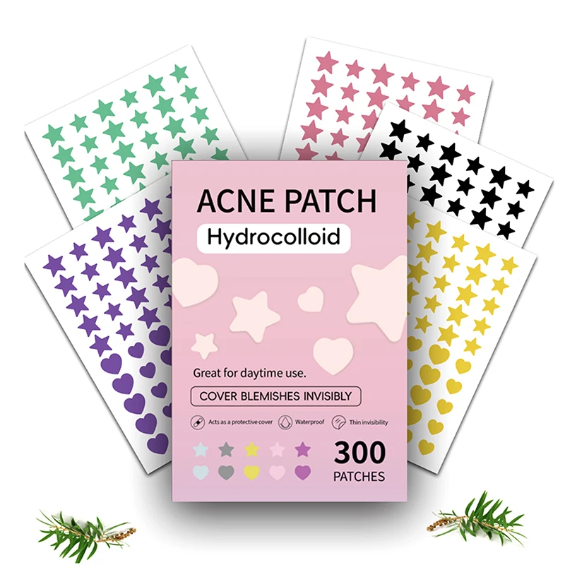 300/600pc Repair Acne Patch Facial Skin Care Fade Blemishes Pimple Marks Closed Acne 300/600pc Repair Acne Patch Facial Skin Care Fade Blemishes Pimple Marks Closed Acne