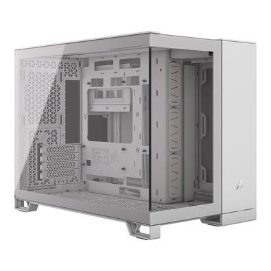 Gabinete Gamer Corsair 2500X, Mini-Tower, M-ATX, Frente e Lateral em Vidro Temperado, Sem FANs, Branco - CC-9011266-WW Gabinete Gamer Corsair 2500X, Mini-Tower, M-ATX, Frente e Lateral em Vidro Temperado, Sem FANs, Branco - CC-9011266-WW