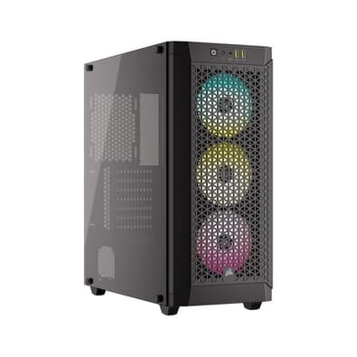 Gabinete Gamer Corsair 480T RGB, Mid-Tower, ATX, Lateral em Vidro Temperado, 3 Ventoinhas AR120 RGB, Preto - CC-9011272-WW Gabinete Gamer Corsair 480T RGB, Mid-Tower, ATX, Lateral em Vidro Temperado, 3 Ventoinhas AR120 RGB, Preto - CC-9011272-WW