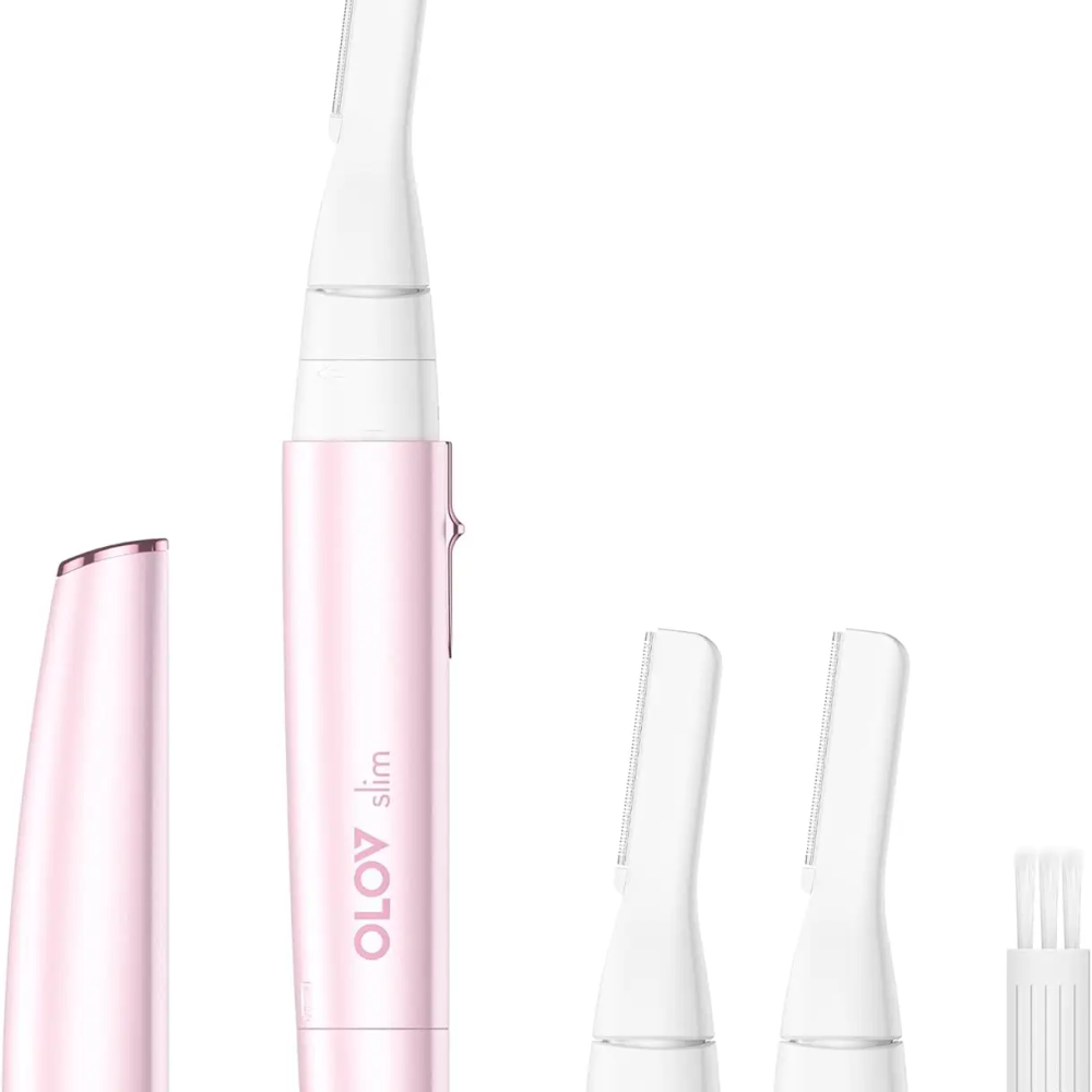 Facial Hair Removal for Women, Painless Eyebrow Trimmer with Pivoting Head, Electric Body Hair Remover for Face Neck Chin Facial Hair Removal for Women, Painless Eyebrow Trimmer with Pivoting Head, Electric Body Hair Remover for Face Neck Chin