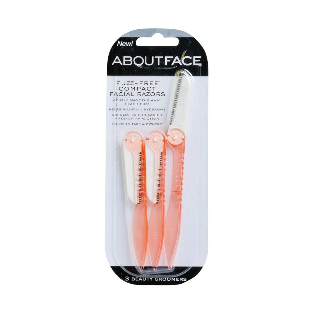 Folding Facial Razors for Hair Removal, Exfoliating and Brow Shaping with Japanese Steel Folding Facial Razors for Hair Removal, Exfoliating and Brow Shaping with Japanese Steel