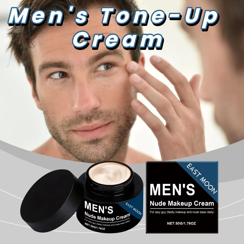 Men's Instant Tone-Up Cream Anti-Fatigue Hydrating Pore Blurring Natural Brightening Face Oil-Control Shine-Free Formula for Men Men's Instant Tone-Up Cream Anti-Fatigue Hydrating Pore Blurring Natural Brightening Face Oil-Control Shine-Free Formula for Men
