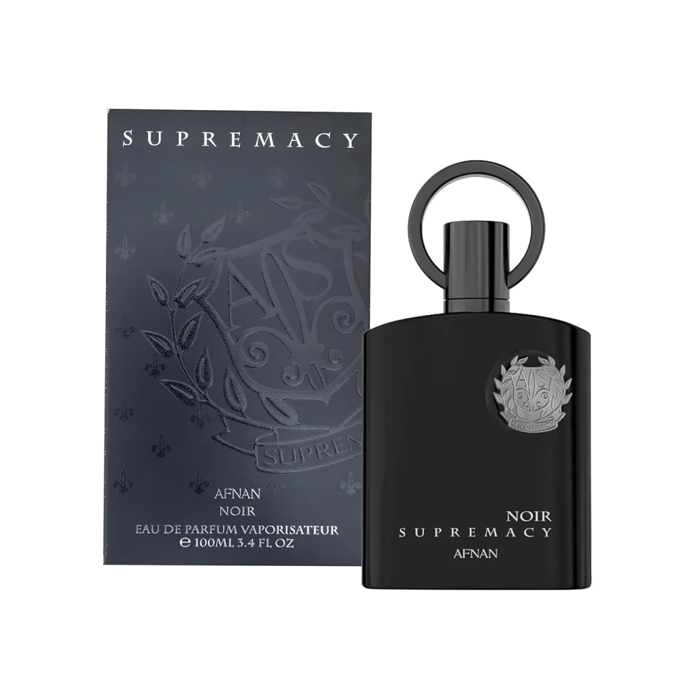 Afnan Supremacy Noir 100ml / 3.4 fl oz Unisex Warm Woody Vanilla Fragrance, Khair Wood & Whipped Vanilla, Perfect for Men and Women Afnan Supremacy Noir 100ml / 3.4 fl oz Unisex Warm Woody Vanilla Fragrance, Khair Wood & Whipped Vanilla, Perfect for Men and Women