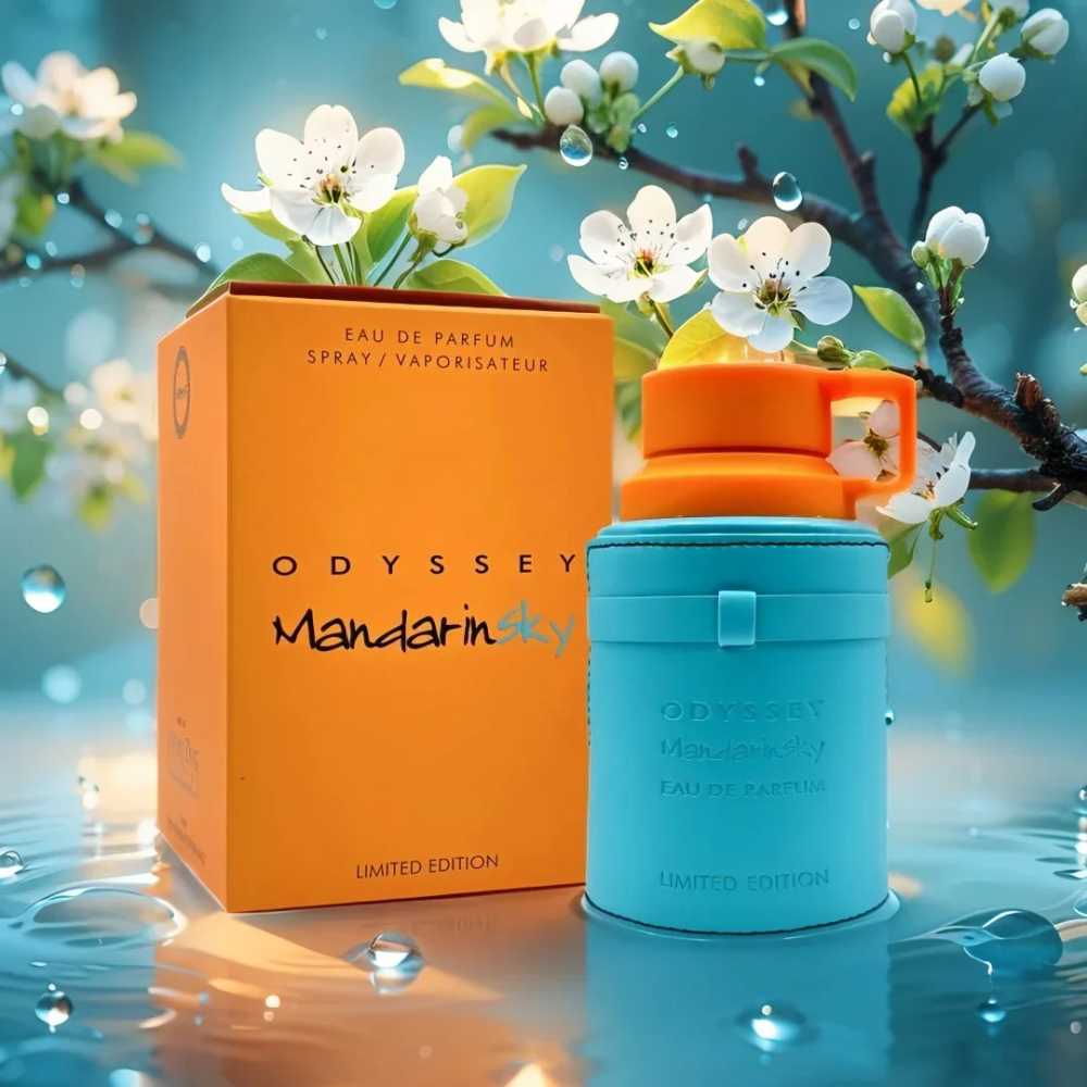 ODYSSEY MANDARIN SKY 3.4 FL OZ EAU DE PARFUM SPRAY FOR MEN Long-lasting fragrance suitable for everyday use Valentine's Day gift ODYSSEY MANDARIN SKY 3.4 FL OZ EAU DE PARFUM SPRAY FOR MEN Long-lasting fragrance suitable for everyday use Valentine's Day gift