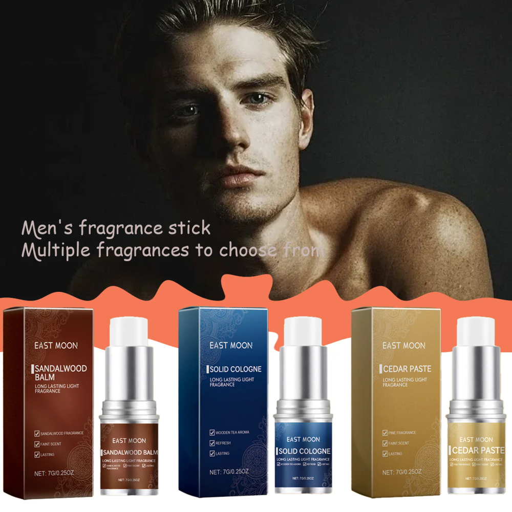 Men's Long-Lasting Perfume Stick Portable Refreshing Non-Greasy Balm Charm Scent for Daily Use Men's Long-Lasting Perfume Stick Portable Refreshing Non-Greasy Balm Charm Scent for Daily Use