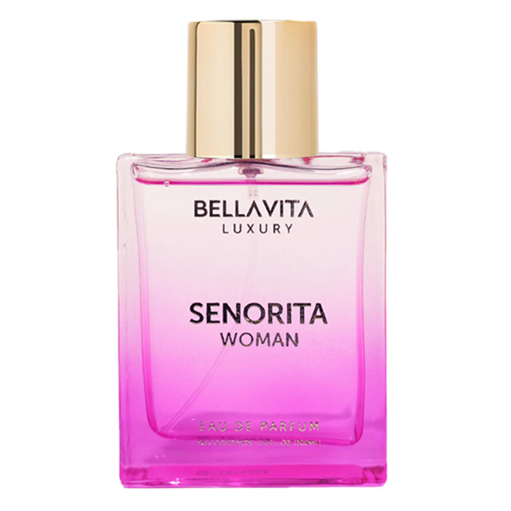BellaVita Luxury SENORITA Perfume For Women | Floral & Fruity Fragrance With Pomegranate, Mint & Musk | Ideal gift