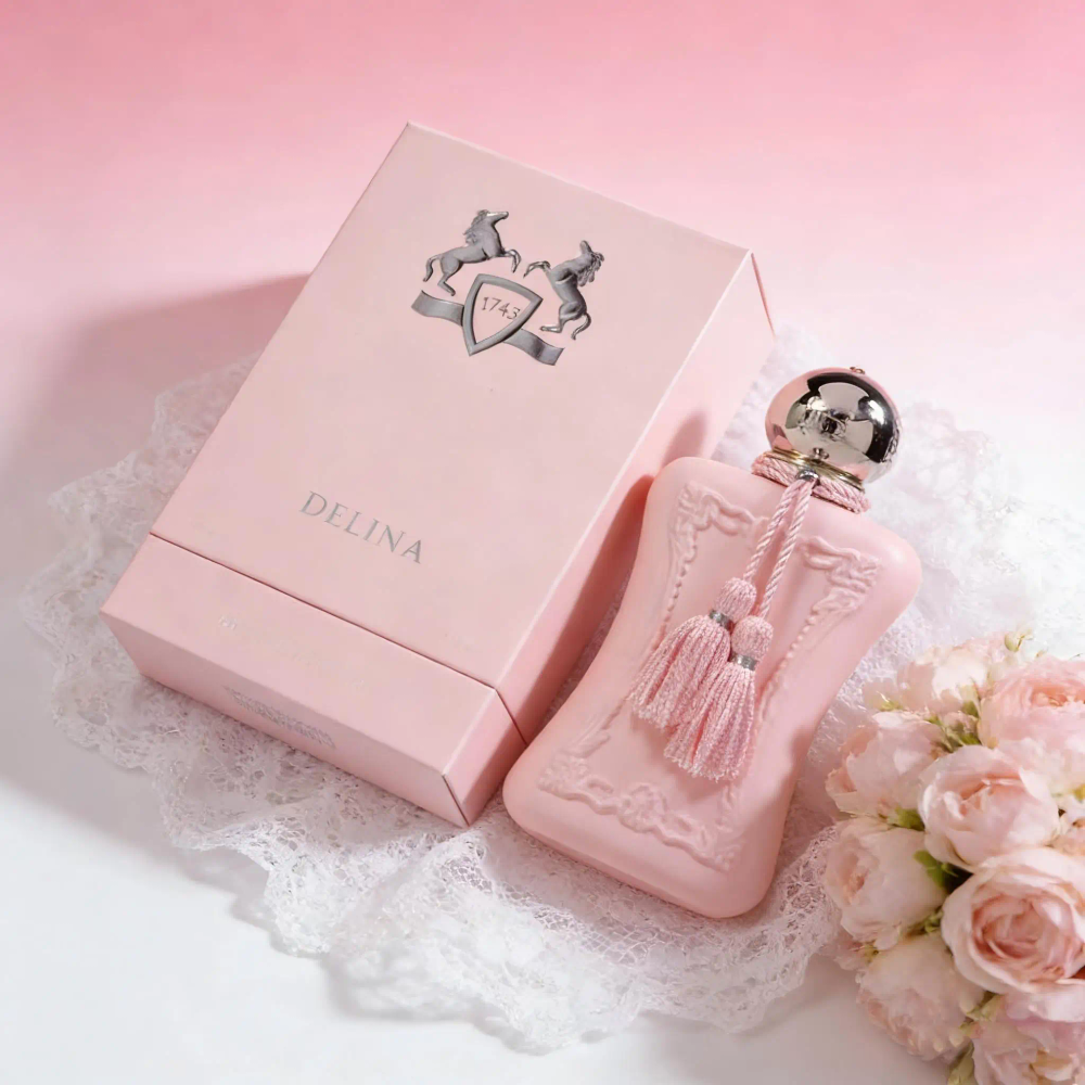 Delina Eau De Parfum Soft Rose & Lychee Notes Perfect Present for Special Occasions.