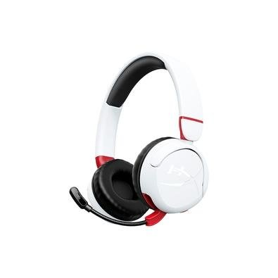 Headset Gamer Infantil Sem Fio HyperX Cloud Mini Bluetooth, Limitador de Volume, Branco - 7G8F2AA Headset Gamer Infantil Sem Fio HyperX Cloud Mini Bluetooth, Limitador de Volume, Branco - 7G8F2AA