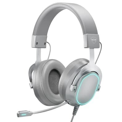 Headset Gamer Machenike GX30 com Drivers Duplos 50mm+13mm, Som Surround 7.1 2ª Geração, Unidade Estéreo Personalizada, Microfone Retrátil Omnidirecional, Cinza - JJ02G1001 Headset Gamer Machenike GX30 com Drivers Duplos 50mm+13mm, Som Surround 7.1 2ª Geração, Unidade Estéreo Personalizada, Microfone Retrátil Omnidirecional, Cinza - JJ02G1001