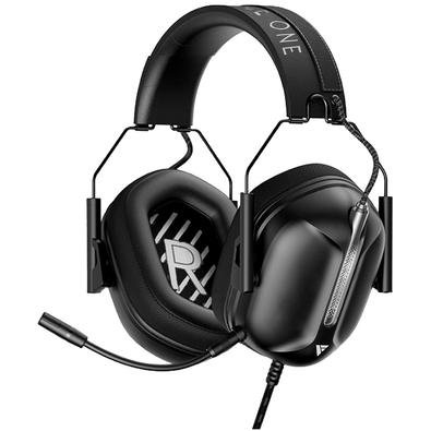 Headset Gamer Force One Luna Isolamento, Acústico Passivo, Multiplataforma, Plug De 35mm P3, Preto - FR.AU.LU.01 Headset Gamer Force One Luna Isolamento, Acústico Passivo, Multiplataforma, Plug De 35mm P3, Preto - FR.AU.LU.01