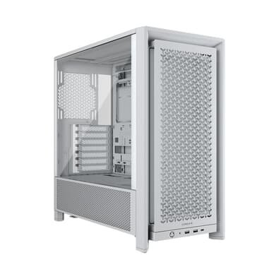 Gabinete Gamer Corsair Frame 4000D RS, Mid Tower, E-ATX, Modular High, Airflow, Lateral em Vidro Temperado, 3x FANs, Branco - CC-9011313-WW Gabinete Gamer Corsair Frame 4000D RS, Mid Tower, E-ATX, Modular High, Airflow, Lateral em Vidro Temperado, 3x FANs, Branco - CC-9011313-WW