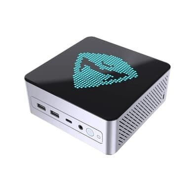 Mini PC Machenike Mini GTX AMD R9-7940H WIFI 6, Preto e Cinza - Mini GTX-7940H Mini PC Machenike Mini GTX AMD R9-7940H WIFI 6, Preto e Cinza - Mini GTX-7940H