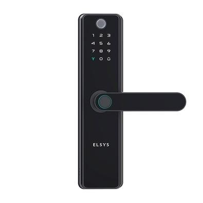 Fechadura Digital de Embutir Elsys, Wi-Fi, Biometria, Câmera, Preto - ESF-DE5100I Fechadura Digital de Embutir Elsys, Wi-Fi, Biometria, Câmera, Preto - ESF-DE5100I