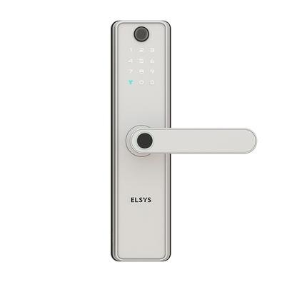 Fechadura Digital de Embutir Elsys, Wi-Fi, Biometria, Câmera, Prata - ESF-DE5100I Fechadura Digital de Embutir Elsys, Wi-Fi, Biometria, Câmera, Prata - ESF-DE5100I
