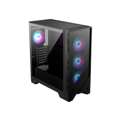 Gabinete Gamer MSI MAG Forge 321R Airflow, Mid Tower, Lateral em Vidro, 4x FANs ARGB, ATX, Preto - MAG FORGE 321R AIRFLOW Gabinete Gamer MSI MAG Forge 321R Airflow, Mid Tower, Lateral em Vidro, 4x FANs ARGB, ATX, Preto - MAG FORGE 321R AIRFLOW