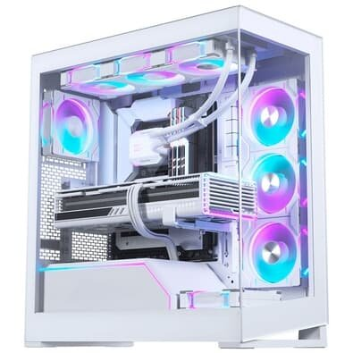 Gabinete Gamer Phanteks Nv5 Mkii, Mid Tower, Lateral em Vidro, Branco - PH-NV523TG_DMW02 Gabinete Gamer Phanteks Nv5 Mkii, Mid Tower, Lateral em Vidro, Branco - PH-NV523TG_DMW02