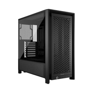 Gabinete Gamer Corsair Frame 4000D, Mid Tower, Lateral em Vidro, Sem FANs, Preto - CC-9011290-WW Gabinete Gamer Corsair Frame 4000D, Mid Tower, Lateral em Vidro, Sem FANs, Preto - CC-9011290-WW