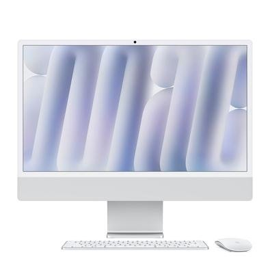 IMac Apple Tela Retina 24" 4.5K, Chip M4, CPU 10 Núcelos, GPU 10 Núcleos, Neural Engine de 16 Núcleos, 24GB RAM, 512GB SSD, Prata - MCR24BZ/A IMac Apple Tela Retina 24" 4.5K, Chip M4, CPU 10 Núcelos, GPU 10 Núcleos, Neural Engine de 16 Núcleos, 24GB RAM, 512GB SSD, Prata - MCR24BZ/A
