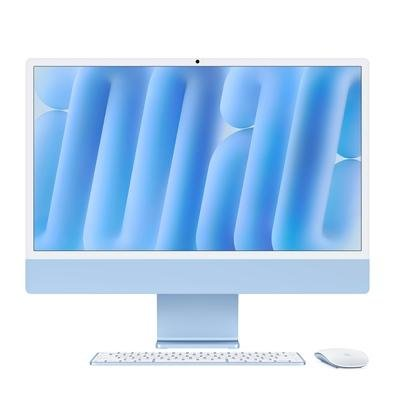 IMac Apple Tela Retina 24" 4.5K, Chip M4, CPU 8 Núcleos, GPU 8 Núcleos, Neural Engine de 16 núcleos, 16GB RAM, SSD 256GB, Azul - MWUF3BZ/A IMac Apple Tela Retina 24" 4.5K, Chip M4, CPU 8 Núcleos, GPU 8 Núcleos, Neural Engine de 16 núcleos, 16GB RAM, SSD 256GB, Azul - MWUF3BZ/A