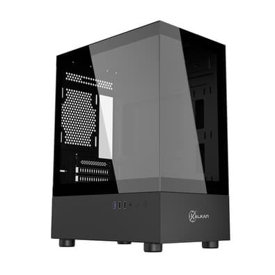 Gabinete Gamer Kalkan Avalon, Mid Tower, Lateral em Vidro, Micro ATX, Preto - KLK00036 Gabinete Gamer Kalkan Avalon, Mid Tower, Lateral em Vidro, Micro ATX, Preto - KLK00036