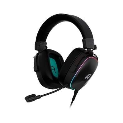 Headset Gamer Aplus Atis, RGB, Microfone Removível, USB e P3, Preto - AH200 Headset Gamer Aplus Atis, RGB, Microfone Removível, USB e P3, Preto - AH200