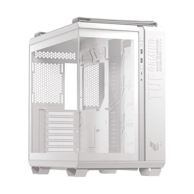 Gabinete ASUS TUF GT502 HORIZON, Mid Tower, ATX, Lateral Aquário, Branco - 90DC0093-B00020 Gabinete ASUS TUF GT502 HORIZON, Mid Tower, ATX, Lateral Aquário, Branco - 90DC0093-B00020