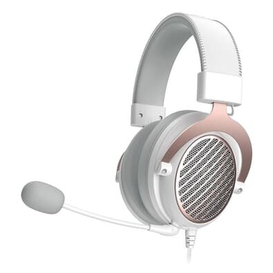 Headset Gamer Redragon Luna, Microfone Omnidirecional Removível, USB e cabo Y, Branco - H540W Headset Gamer Redragon Luna, Microfone Omnidirecional Removível, USB e cabo Y, Branco - H540W