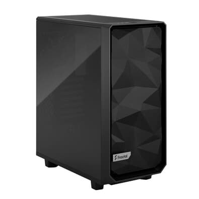 Gabinete Gamer Fractal Design Meshify 2 Compact, Mid Tower, ATX, Lateral em Vidro, TG Dark Tint, Preto - FD-C-MES2C-02 Gabinete Gamer Fractal Design Meshify 2 Compact, Mid Tower, ATX, Lateral em Vidro, TG Dark Tint, Preto - FD-C-MES2C-02