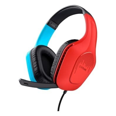 Headset Gamer GXTrust 416S Zirox para Nintendo Switch, P3, Design Leve, Azul e Vermelho - 25423 Headset Gamer GXTrust 416S Zirox para Nintendo Switch, P3, Design Leve, Azul e Vermelho - 25423