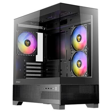 Gabinete Gamer Antec Cx500m Elite, RGB, Mid Tower, Lateral De Vidro, Preto - 0-761345-10099-1 Gabinete Gamer Antec Cx500m Elite, RGB, Mid Tower, Lateral De Vidro, Preto - 0-761345-10099-1