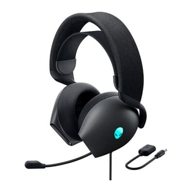Headset Gamer Dell Alienware AW520H, RGB, USB, Espuma de Memória, Preto - 520-BBCK Headset Gamer Dell Alienware AW520H, RGB, USB, Espuma de Memória, Preto - 520-BBCK