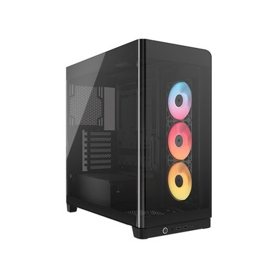 Gabinete Gamer Corsair 4500X RS-R ARGB, E-ATX, Mid Tower, E-ATX, Lateral e frontal em Vidro Curvo Temperado, 3x Fans, Preto - CC-9011314-WW Gabinete Gamer Corsair 4500X RS-R ARGB, E-ATX, Mid Tower, E-ATX, Lateral e frontal em Vidro Curvo Temperado, 3x Fans, Preto - CC-9011314-WW