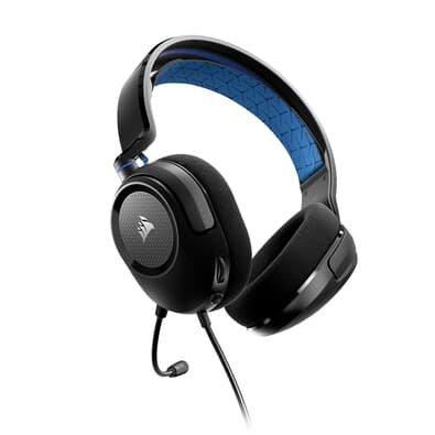 Headset Gamer Corsair HS35 v2, Preto e Azul - CA-9011383-NA Headset Gamer Corsair HS35 v2, Preto e Azul - CA-9011383-NA