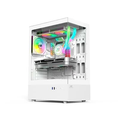 Gabinete Gamer C3Tech Aquarius, Mid Tower, Lateral em Vidro, Branco - MT-G860WH Gabinete Gamer C3Tech Aquarius, Mid Tower, Lateral em Vidro, Branco - MT-G860WH
