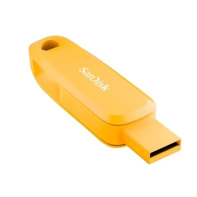 Pen Drive SanDisk 256GB, Tipo C e Tipo A, Amarelo - SDDDC6-256G-G46YD Pen Drive SanDisk 256GB, Tipo C e Tipo A, Amarelo - SDDDC6-256G-G46YD