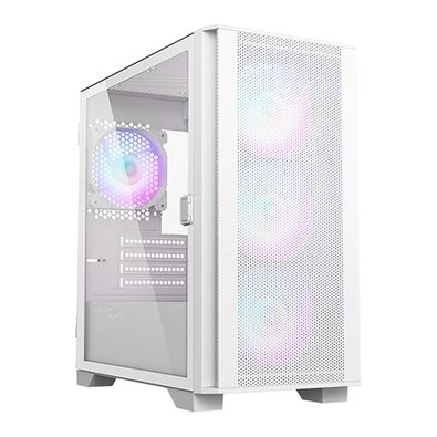 Gabinete Gamer Montech Air 100 ARGB, Mini-Tower, Painel Frontal em Mesh, Branco - AIR100ARGBWH Gabinete Gamer Montech Air 100 ARGB, Mini-Tower, Painel Frontal em Mesh, Branco - AIR100ARGBWH