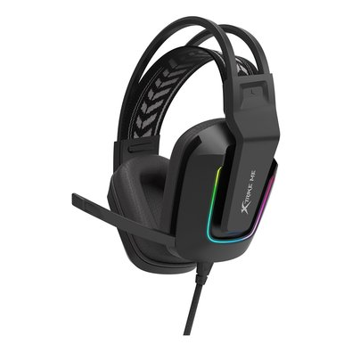 Headset Gamer Xtrike GH-712, Drivers 50mm, 7.1 Surround, Conexão USB e P2, Preto - GH-712 Headset Gamer Xtrike GH-712, Drivers 50mm, 7.1 Surround, Conexão USB e P2, Preto - GH-712