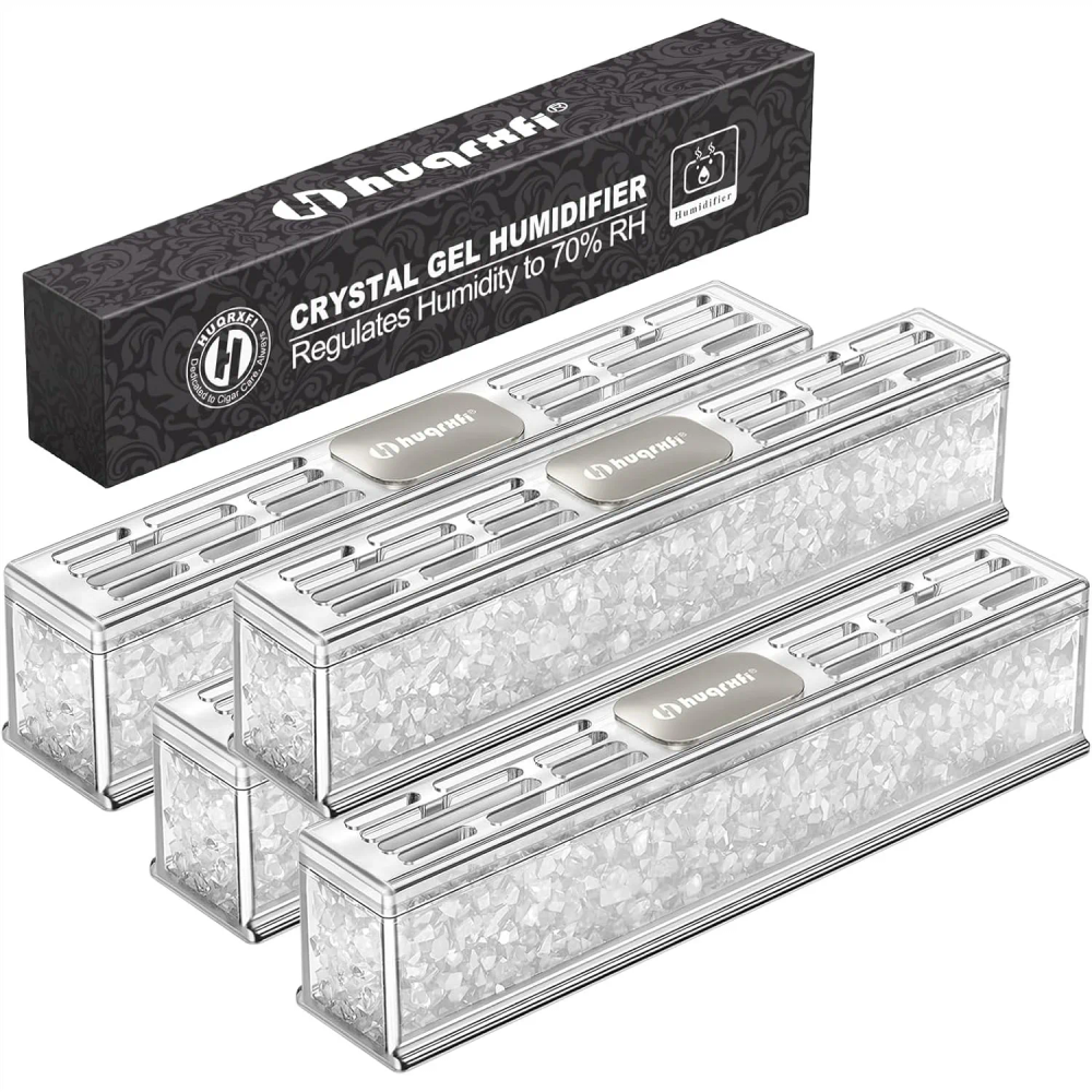 Pre-Filled Cigar Humidifier 4-Pack Crystal Gel for 65-70% Humidity, Humidor Accessories Pre-Filled Cigar Humidifier 4-Pack Crystal Gel for 65-70% Humidity, Humidor Accessories