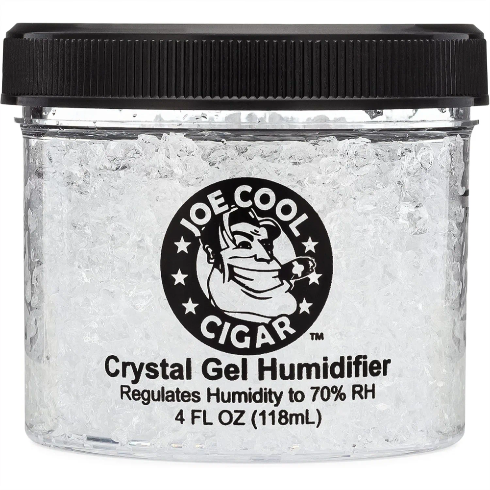Crystal Gel Humidifier for Cigar Humidors - 4oz Jar, Maintains 70% RH Crystal Gel Humidifier for Cigar Humidors - 4oz Jar, Maintains 70% RH