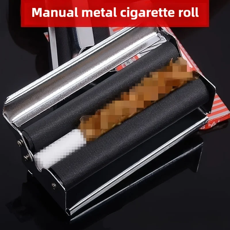 Metal manual cigarette roller portable small cigarette machine home use new model hand-made cigarette machine Metal manual cigarette roller portable small cigarette machine home use new model hand-made cigarette machine