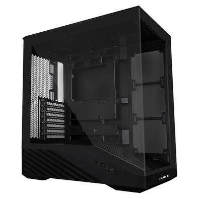 Gabinete Gamer Lian Li Vector V100, Mid-Tower, ATX, Vidro Temperado, ARGB, Sem FANs, Preto - V100X Gabinete Gamer Lian Li Vector V100, Mid-Tower, ATX, Vidro Temperado, ARGB, Sem FANs, Preto - V100X