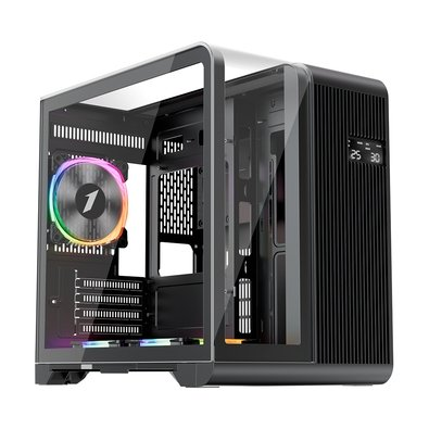 Gabinete Gamer 1STPLAYER RT5, Mid Tower, ATX, Lateral em Vidro Temperado, Preto - RT5-BK Gabinete Gamer 1STPLAYER RT5, Mid Tower, ATX, Lateral em Vidro Temperado, Preto - RT5-BK