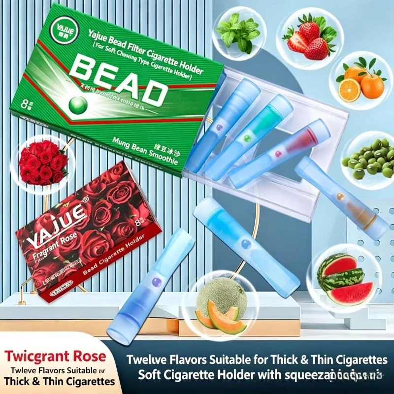 High quality Disposable Cigarette Holder Explosive bead Smoke Mouthpiece Reducing Tar For Thick Thin Mint taste Smoking filter High quality Disposable Cigarette Holder Explosive bead Smoke Mouthpiece Reducing Tar For Thick Thin Mint taste Smoking filter