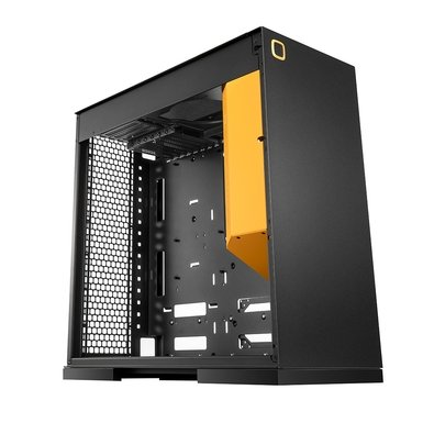 Gabinete Gamer Geometric Future Model 8 Lohan, Mini Tower, ITX, Lateral em Vidro, Preto e Amarelo - GEO-M8-LOB Gabinete Gamer Geometric Future Model 8 Lohan, Mini Tower, ITX, Lateral em Vidro, Preto e Amarelo - GEO-M8-LOB
