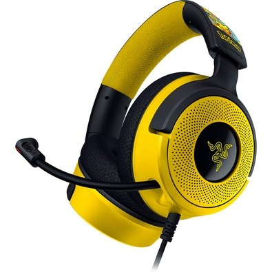 Headset Gamer Razer Kraken V4 X, Som Surround 7.1, Conexão USB, Pokémon Kanto Starters Edition - RZ04-05180300-R3M1 Headset Gamer Razer Kraken V4 X, Som Surround 7.1, Conexão USB, Pokémon Kanto Starters Edition - RZ04-05180300-R3M1
