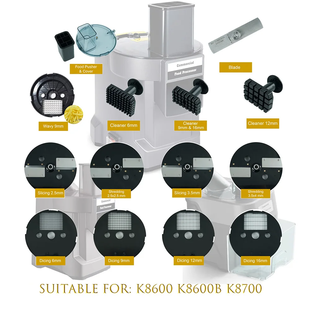 Multifunctional Vegetable Slicer Machine Accessories K8600B K8600 Full Size Slicing Shredding Dicing Blade Cleaning Brush Multifunctional Vegetable Slicer Machine Accessories K8600B K8600 Full Size Slicing Shredding Dicing Blade Cleaning Brush
