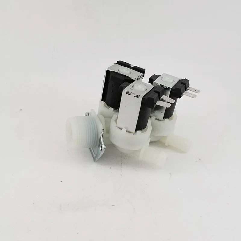 3 way Low Water Pressure Solenoid Valve 12V 24V Flow Control Parallel Type One In Three Out