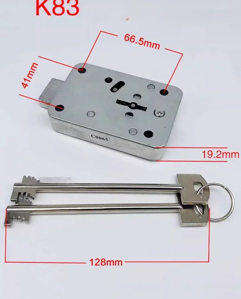 Vault Door Lock Double Lock Bank Management Lock Double Key Cylinder Anti-theft Double Cylinder