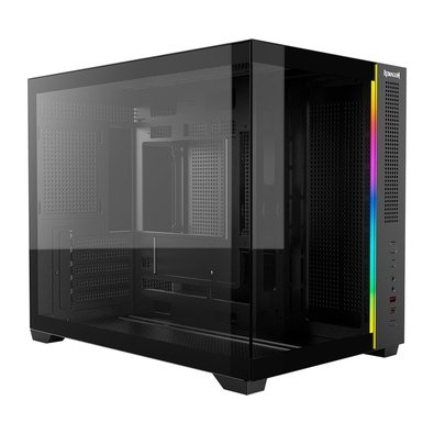 Gabinete Gamer Redragon Wideload Mini Lite RGB, Mini Tower, M-ATX, Sem Fans, Preto - CA-611B Gabinete Gamer Redragon Wideload Mini Lite RGB, Mini Tower, M-ATX, Sem Fans, Preto - CA-611B